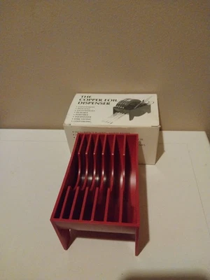The Copper Foil Dispenser Red Plastic Brand New - Image 1 of 4