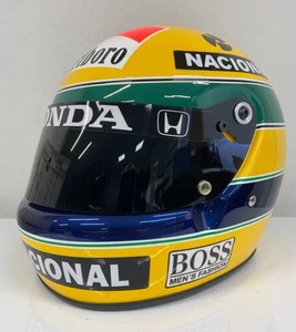 AYRTON SENNA 1991 HELMET (FULL SIZE - SCALE 1/1) BRAND NEW - Picture 1 of 8