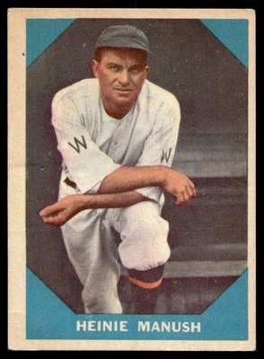 Fleer Heinie Manush 1960 #18 Foto 1 de 2