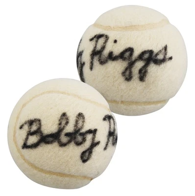 Pelota de Tenis Slazenger Auténtica Firmada Bobby Riggs Autografiada BAS #AE64049 Foto 1 de 4