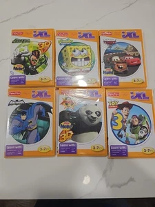 Fisher Price iXL Learning System Discs Games Lot of 6 Scooby-Doo Shrek Disney - Picture 1 of 3