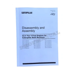 Caterpillar C2.4 Tier 4 Final Engine Built Machine Service Manual Disassem - Picture 1 of 5