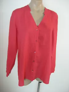 EILEEN FISHER Linen Handkerchief Button Down Shirt Long Sleeves Plus 1X NWT $218 - Picture 1 of 9