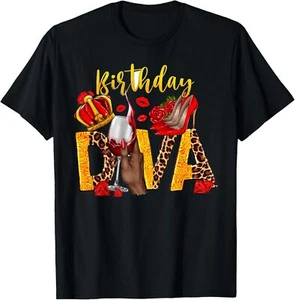 Birthday Diva Birthday Queen Birthday Girl Its My Birthday T-Shirt - Picture 1 of 2