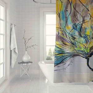 Shower Curtain with Hooks for Bathroom 150GSM Shower CurtainsDigital Printing... - Picture 1 of 2