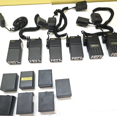 SIX Bendix King EPV499SN 403-457 MHz UHF Two Way Radios EPV - Image 1 of 4