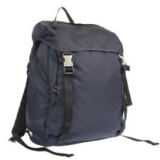 Prada Backpack 2VZ062 Used Navy Nylon Fashion casual