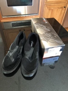 So Danca JZ80 Dancewear Split Sole Slip On Black Jazz Sneaker 5L - Picture 1 of 6