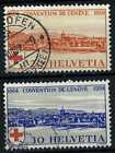 Switzerland 1939 Sg#399-400 Geneva Red Cross Convention Used Set #E31460