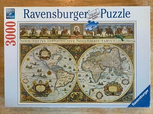 Ravensburger World Map 1665 Premium Jigsaw Puzzle 170548 Uncounted - Picture 1 of 5