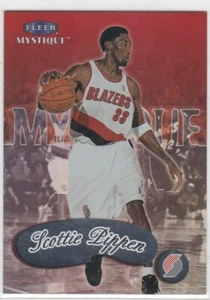 1999-00 Fleer Mystique Gold Trail Blazers Basketball Card #23 Scottie Pippen - Picture 1 of 2
