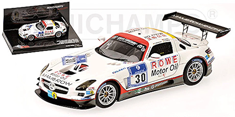 Mercedes SLS AMG GT3 24h ADAC Nürburgring 2011 #30 Team M & R Racing 1:43 - Immagine 1 di 1
