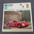 630C Editorial Service Brochure Ferrari 250 GTO 1964