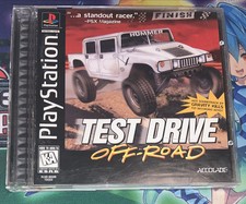 Test Drive Off-Road (Sony PlayStation 1) - PS1 - Complete Black Label CIB