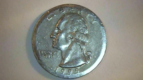 1995-D Washington Quarter--Error Cover