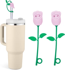 Straw Toppers for Stanley Cup, Cute Straw Cover Cap Compatible with 20 30 40 Oz - Picture 1 of 12