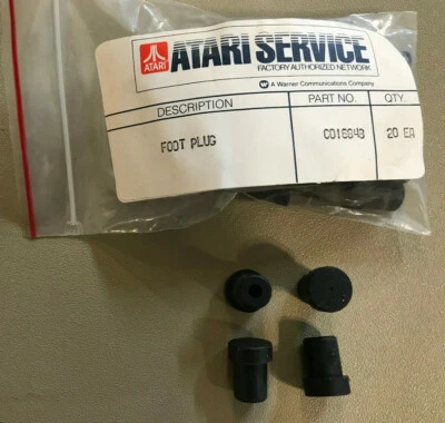 RUBBER FEET 4 each NEW Atari Parts for 810 Disk Drive CO16843 - Image 1 of 4