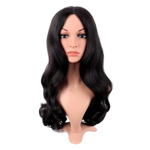 22 Inch/55Cm Fashion Long Synthetic Fiber Curly Hair Middle Part Cosplay Wig ... - Picture 1 of 1