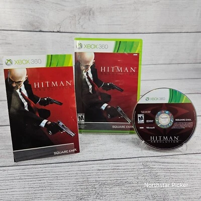 Hitman Absolution (Microsoft Xbox 360, 2012) Complete CIB | Tested - Image 1 of 3