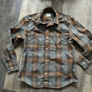 J Crew Crewcuts Plaid Flannel Shirt Boys 12 - Picture 1 of 4