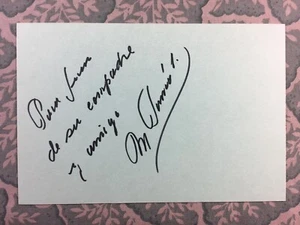 Manuel Tames - MEXICAN CINEMA - The Third Word - El zurdo - Autographed 1983 - Picture 1 of 2