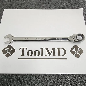 Snap-on Tools USA NOS 14mm Metric Reversible Ratcheting Combo Wrench SOXRRM14A - Picture 1 of 10