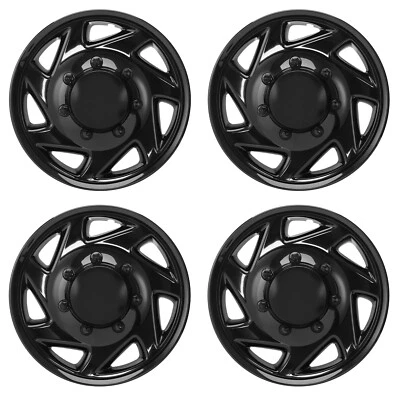 16'' Hubcaps for 1992-2014 Ford E150 E250 E350 Van; Glossy wheel covers; 4 Packs - Imagem 1 de 4