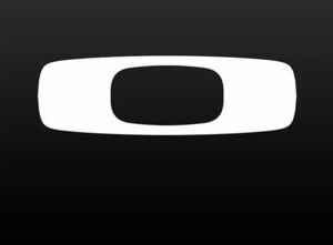 Calcomanía de gafas de sol Oakley blanca 6" de largo - Imagen 1 de 1