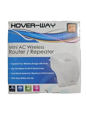 HOVER WAY AC750 MINI AC WIRELESS ROUTER/REPETER - Image 1 of 3