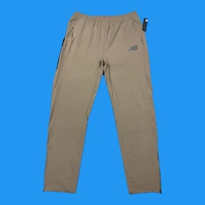 New Balance Mens Size XL All Motion Mesh Lined Joggers Running Beige Pants - Picture 1 of 22