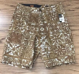 Volcom Men’s Faceted Mixed Ornate Casual Shorts Size 30 NWT $50 #55009 - Picture 1 of 4
