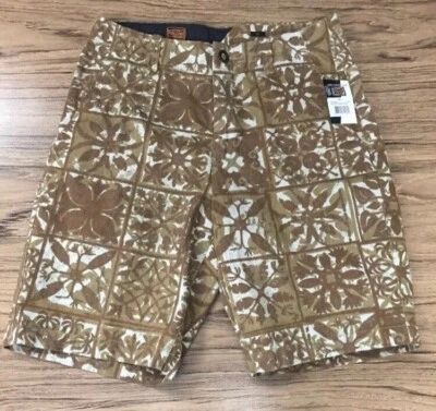 Volcom Men’s Faceted Mixed Ornate Casual Shorts Size 30 NWT $50 #55009 - Image 1 of 4