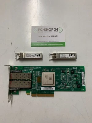 QLogic PX2810403  QLE2562-HP Dual Port Full Profile + 2x HP Transceiver 8Gbit - Bild 1 von 3