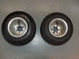 Van-K DWT Go Kart Rear Split Wheels American Pattern Pair Racing 5x7.5”/8” /Tire - Picture 1 of 24