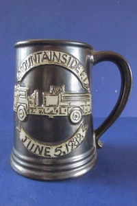 Vintage Mountainside Fire Dept. June 5, 1982 Cup Mug Beer Stein - Picture 1 of 5