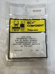 ECG2032 ~ IC ~ BCD to Seven Segment Decoder Driver W/Constant Current ~ SK9203 - Picture 1 of 3