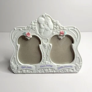 Precious Moments 135704 Hochzeit Doppel Bilderrahmen 1994 mit Box - Bild 1 von 7