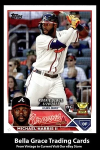 2023 Topps Update Michael Harris II #US225 Atlanta Braves MLB Baseball - Picture 1 of 2