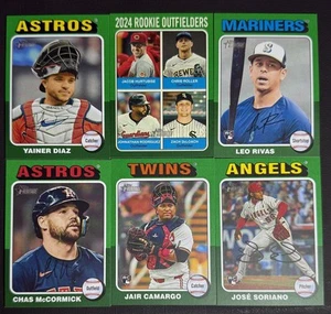2024 Topps Heritage High Number Green Border SP Lot (6) Cards - Picture 1 of 1