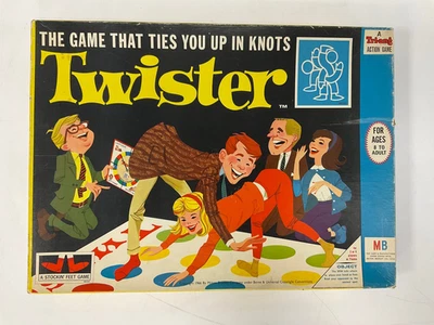 MB Twister Board Game Classic Family Fun from 1960s - Image 1 of 4