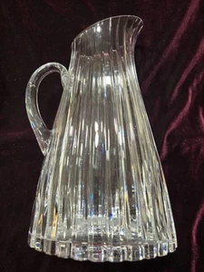 Atlantis Crystal FANTASY 10.5" Pitcher Barware Vase Wedding Vintage 80's - Picture 1 of 8