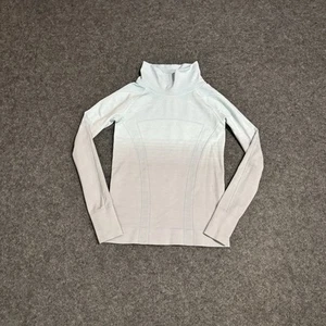 Ivivva by Lululemon Top Girls Size 12 LS Tunic Mock Neck Blue Ombre - Picture 1 of 9