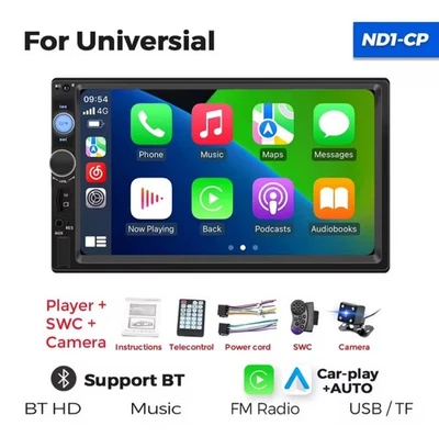 Autoradio 2Din con Carplay e Android Play Auto BT - Immagine 1 di 4
