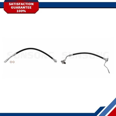 2 Sunsong 后制动软管线适用于 2000 2001 1999 年雪佛兰索罗德 1500 — 第 1/4 张图片