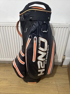 Sun Mountain H2NO Elite Waterproof Golf Cart Bag, 15-Way, rainhood, well used - image 1 of 4