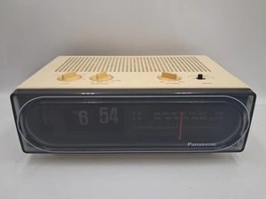 Vintage Panasonic RC-6010 White AM FM Alarm Clock Radio Back To The Future READ! - Picture 1 of 11