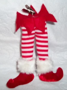 WEIHNACHTSSCHMUCK BAUMSCHMUCK 6 ZOLL AUSGESTOPFTE ELFENBEINE - Bild 1 von 1