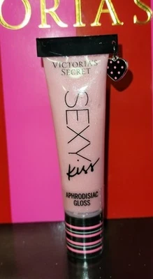 NEW Victoria's Secret Sexy Kiss Aphrodisiac Lip Gloss Decadent Berry Sealed RARE - Image 1 of 2
