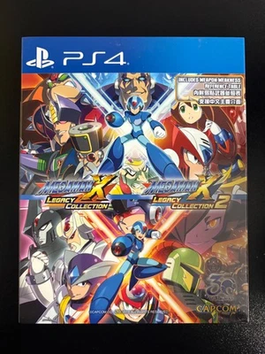 Mega Man X: Legacy Collection 1 + 2 (PS4,2017) Asia Box Version NEW SEALED - Image 1 of 4
