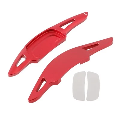 Steering Wheel Paddle Shifter Extension For Mazda 3 CX-30 Aluminium Red A1 - Image 1 of 4